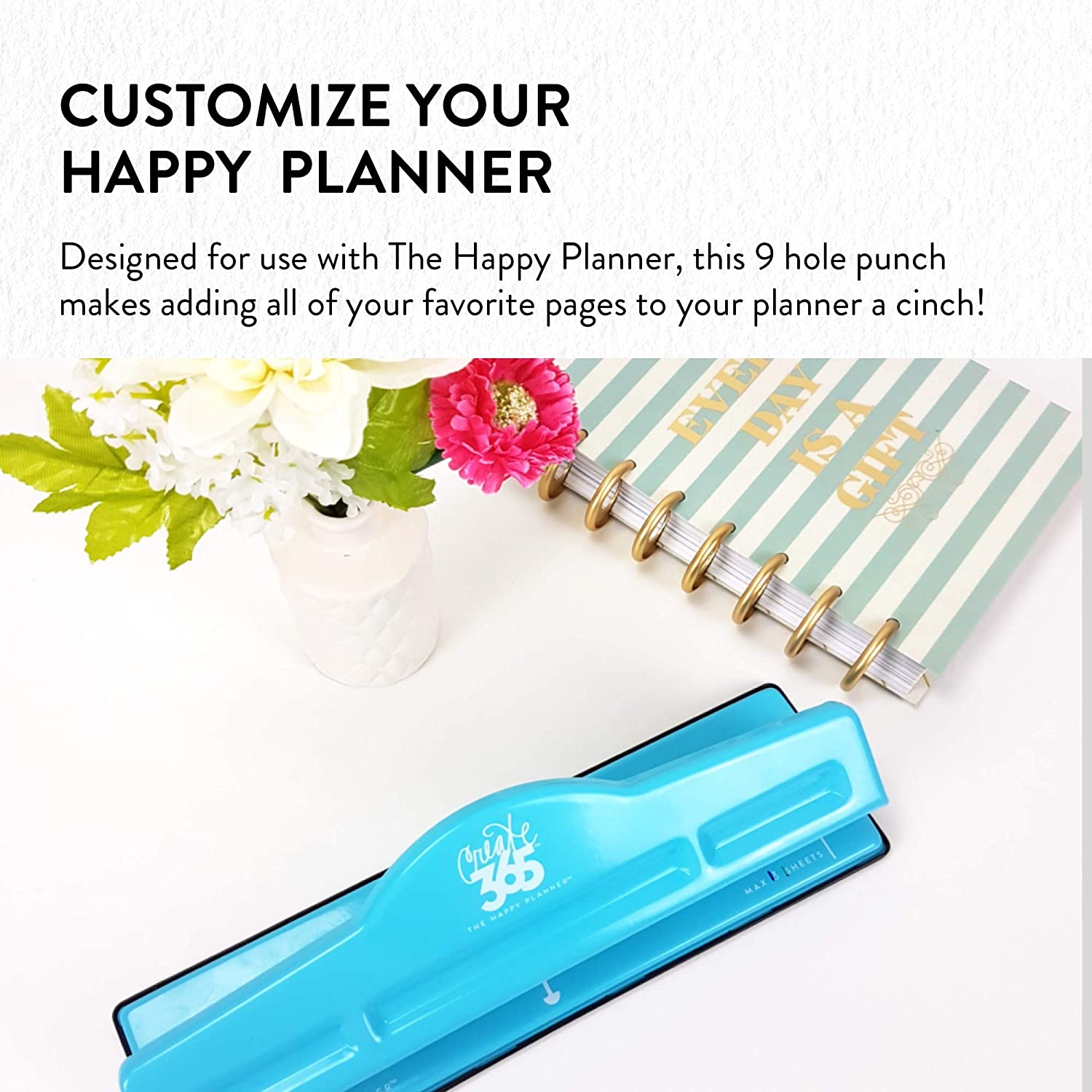 The Happy Planner Classic Punch: Blue